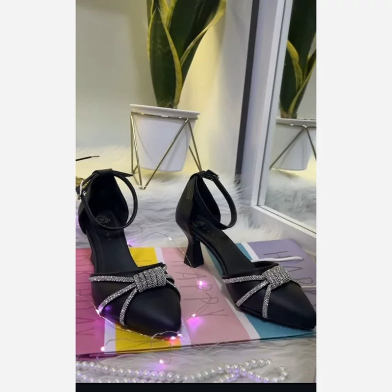 کفش مجلسی زنانه نگینی ساناز کفش جدید مجلسی زنانه