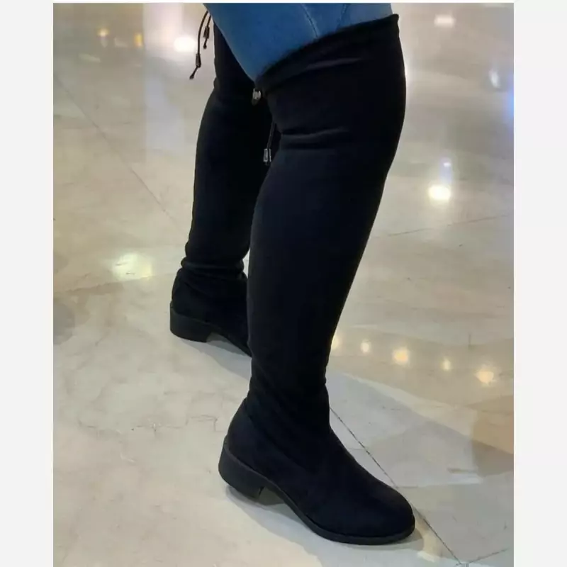 بوت زنانه استرج بوت بلند زنانه 3 سانت ارسال رایگان آدین