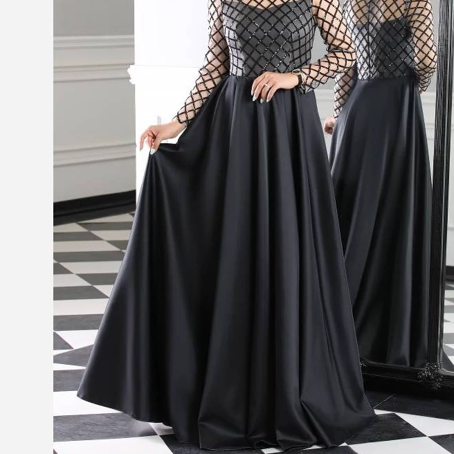لباس مجلسی زنانه نایریکا لباس مجلسی ساتن زنانه
