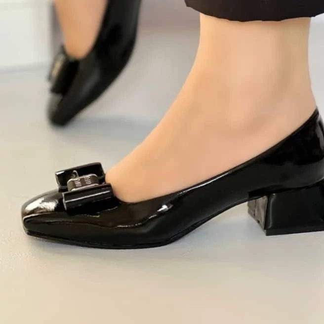 کفش مجلسی زنانه پاپیونی مکس کفش ورنی مجلسی زنانه