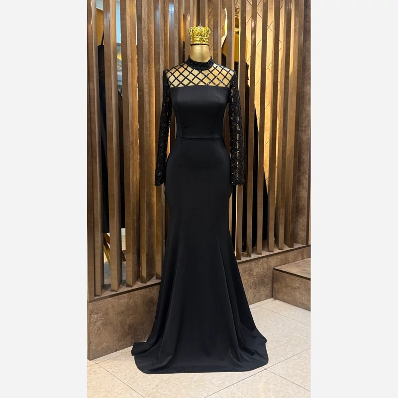 لباس مجلسی زنانه سوین ماکسی مجلسی زنانه