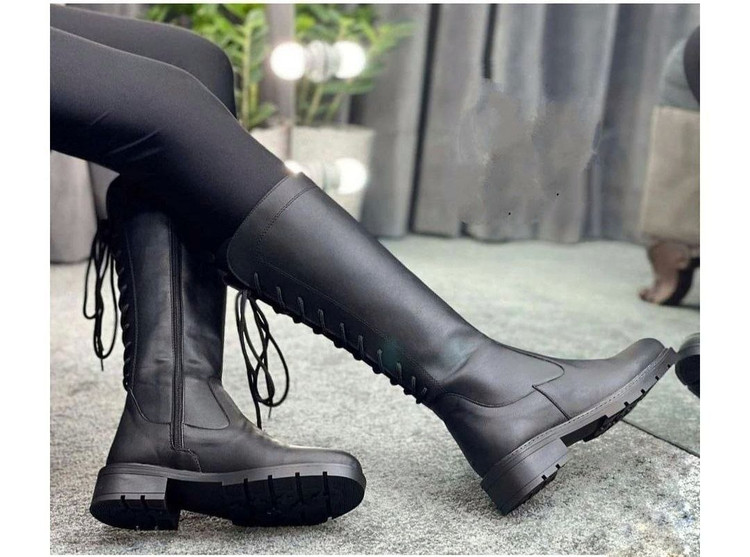 بوت بلند پشت بندی زنانه بوت بلند جدید زنانه