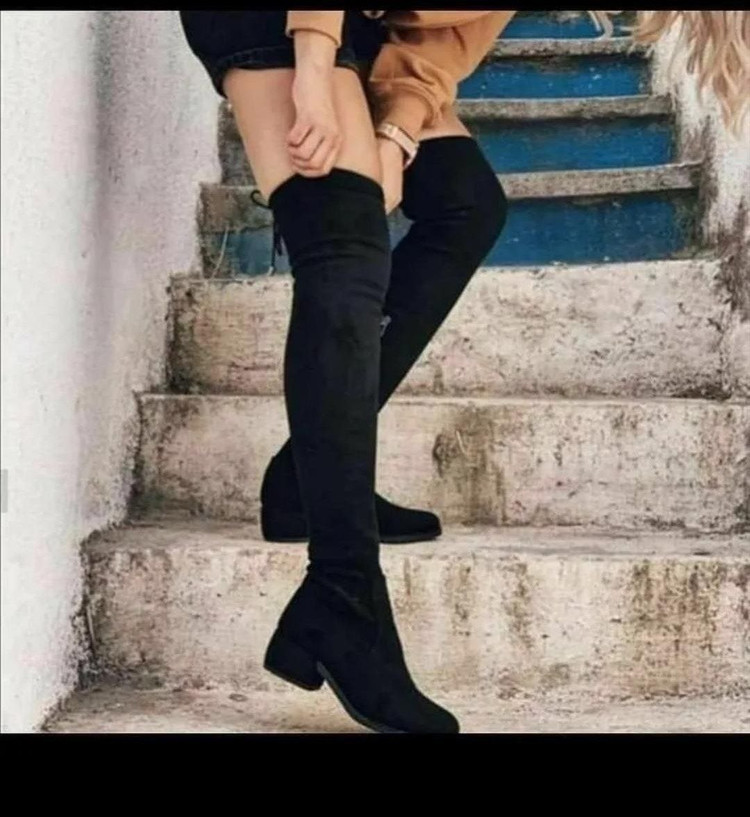 بوت بلند زنانه جورابی جنس سوییت